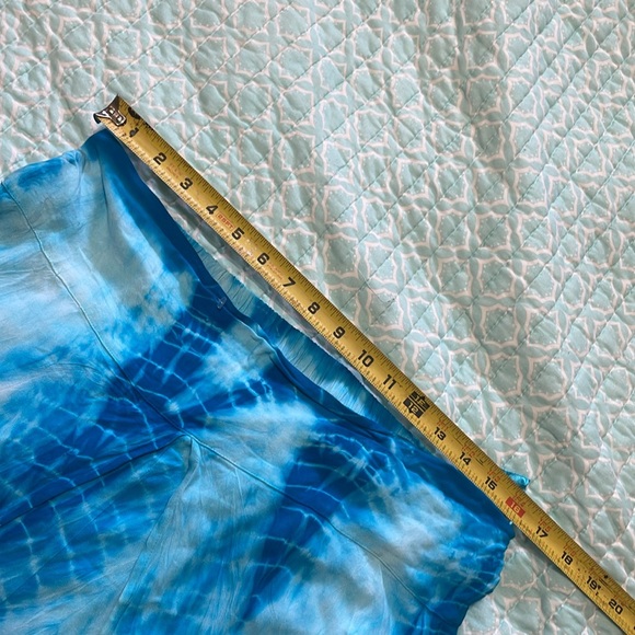 Shoreline tie-dye wrap style split wide leg pants - Picture 5 of 7